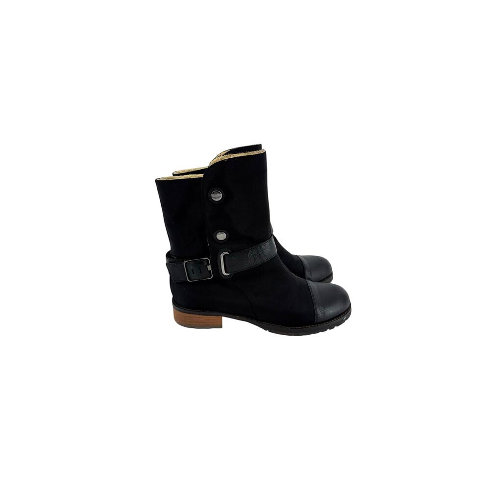 Matt Bernson Tundra Boots Black Womens Size 8 Fleece Lined